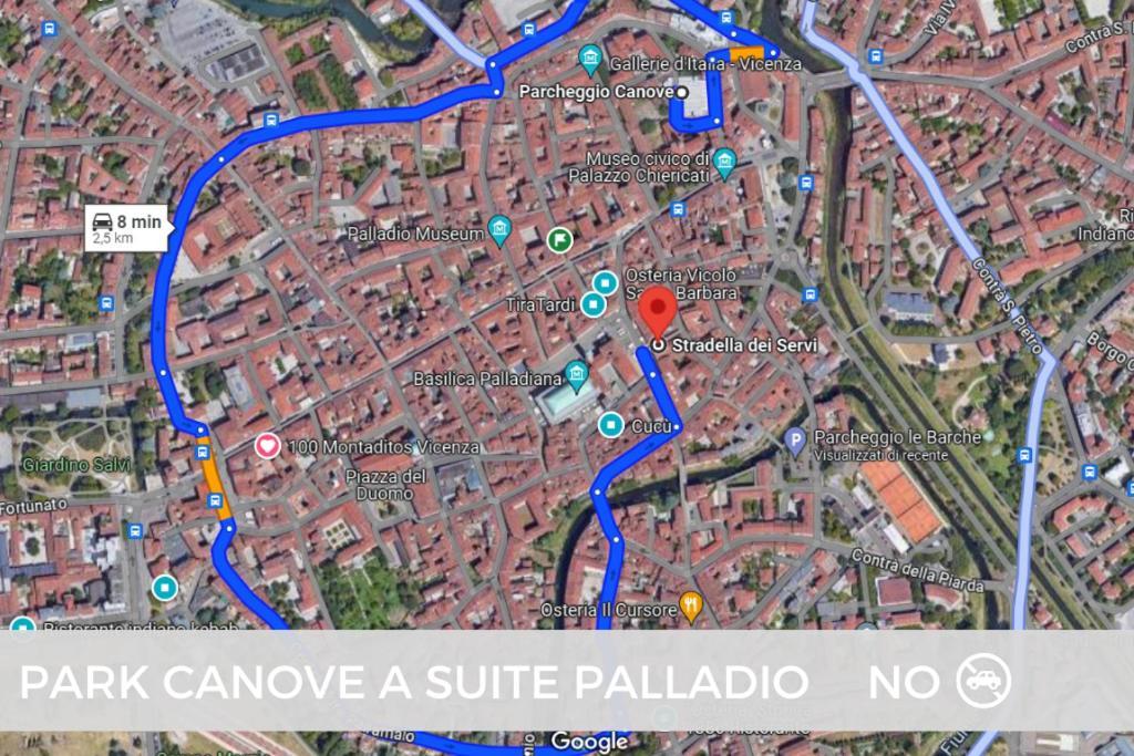 Suite Palladio Centro Vicenza A 2 Passi Da Piazza Dei Signori Check-In Veloce Esterno foto