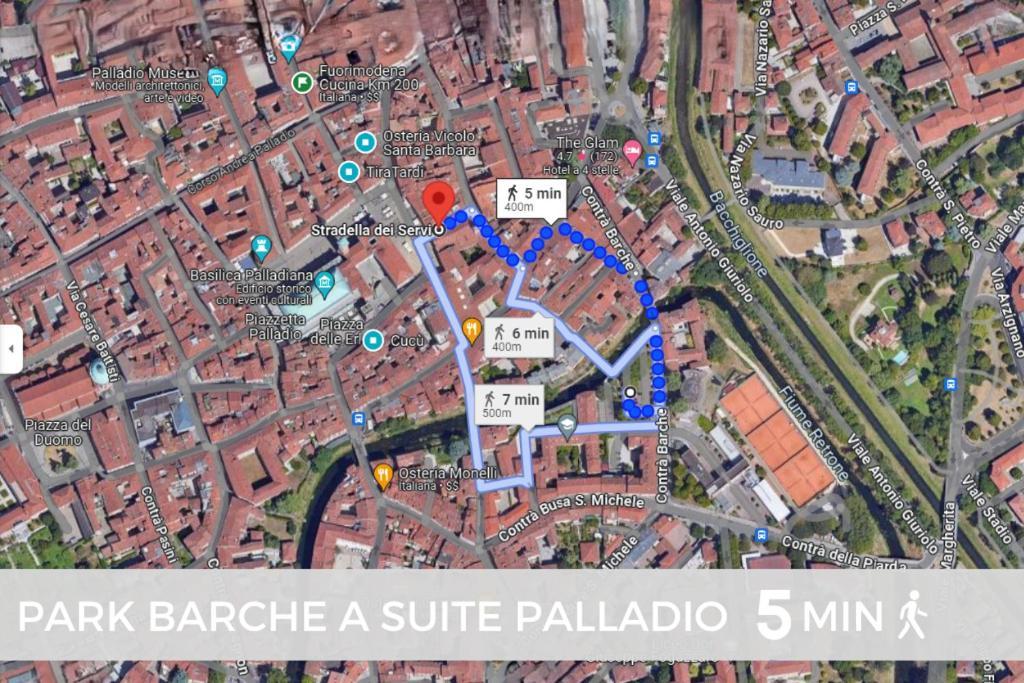 Suite Palladio Centro Vicenza A 2 Passi Da Piazza Dei Signori Check-In Veloce Esterno foto